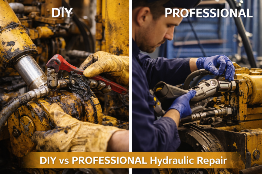 DIY vs Professional Hydraulic Repair